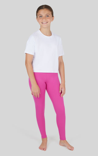 Girls 2 Pack Polarlux Everyday Full Length Tight and Polarlux Everyday Flared Leg Pant - 90 Degree by Reflex