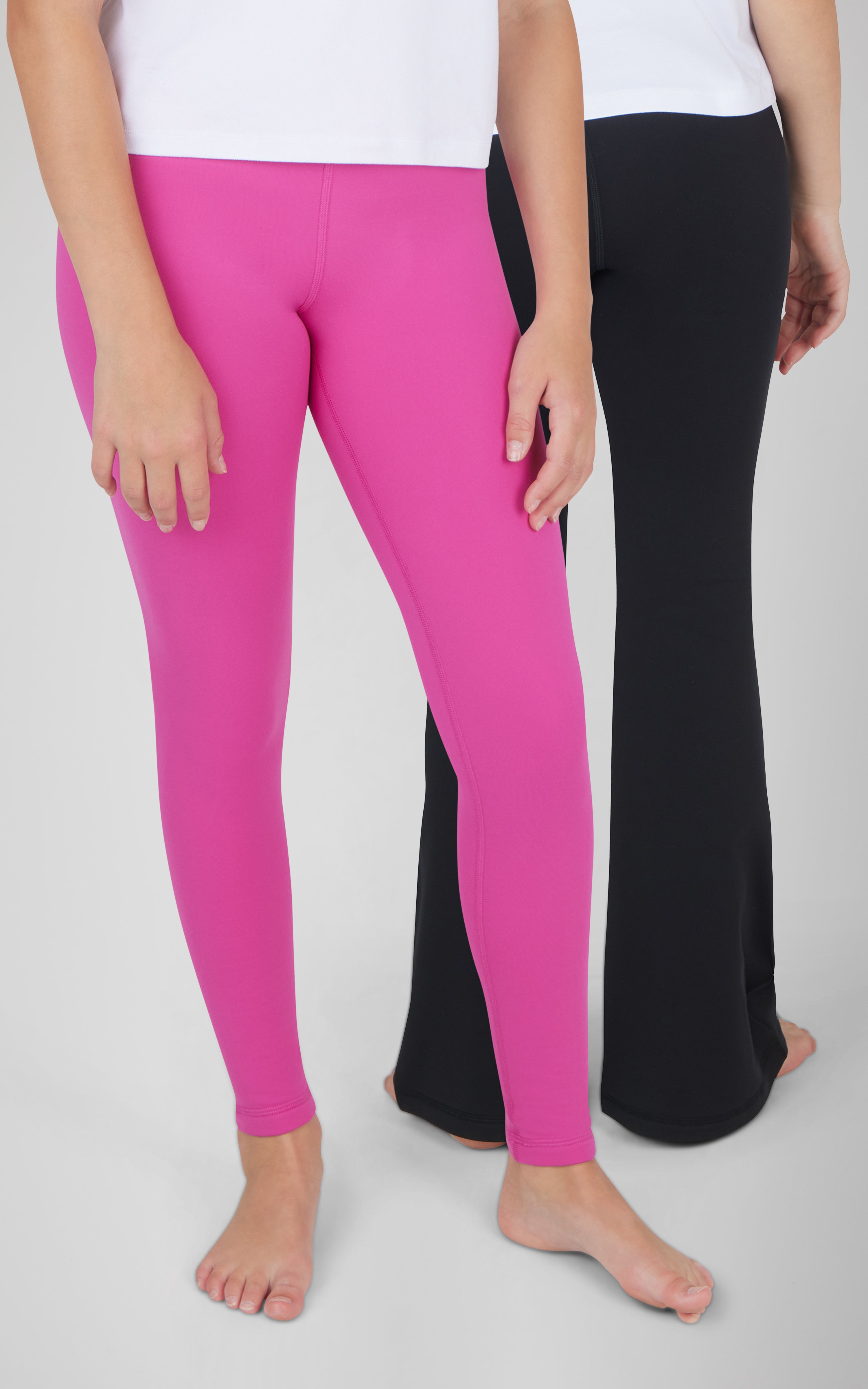 Girls 2 Pack Polarlux Everyday Full Length Tight and Polarlux Everyday Flared Leg Pant - 90 Degree by Reflex