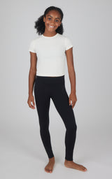 Girls 2 PK Polarlux Everyday Cargo Pocket Legging + Everyday Basic Legging - 90 Degree by Reflex