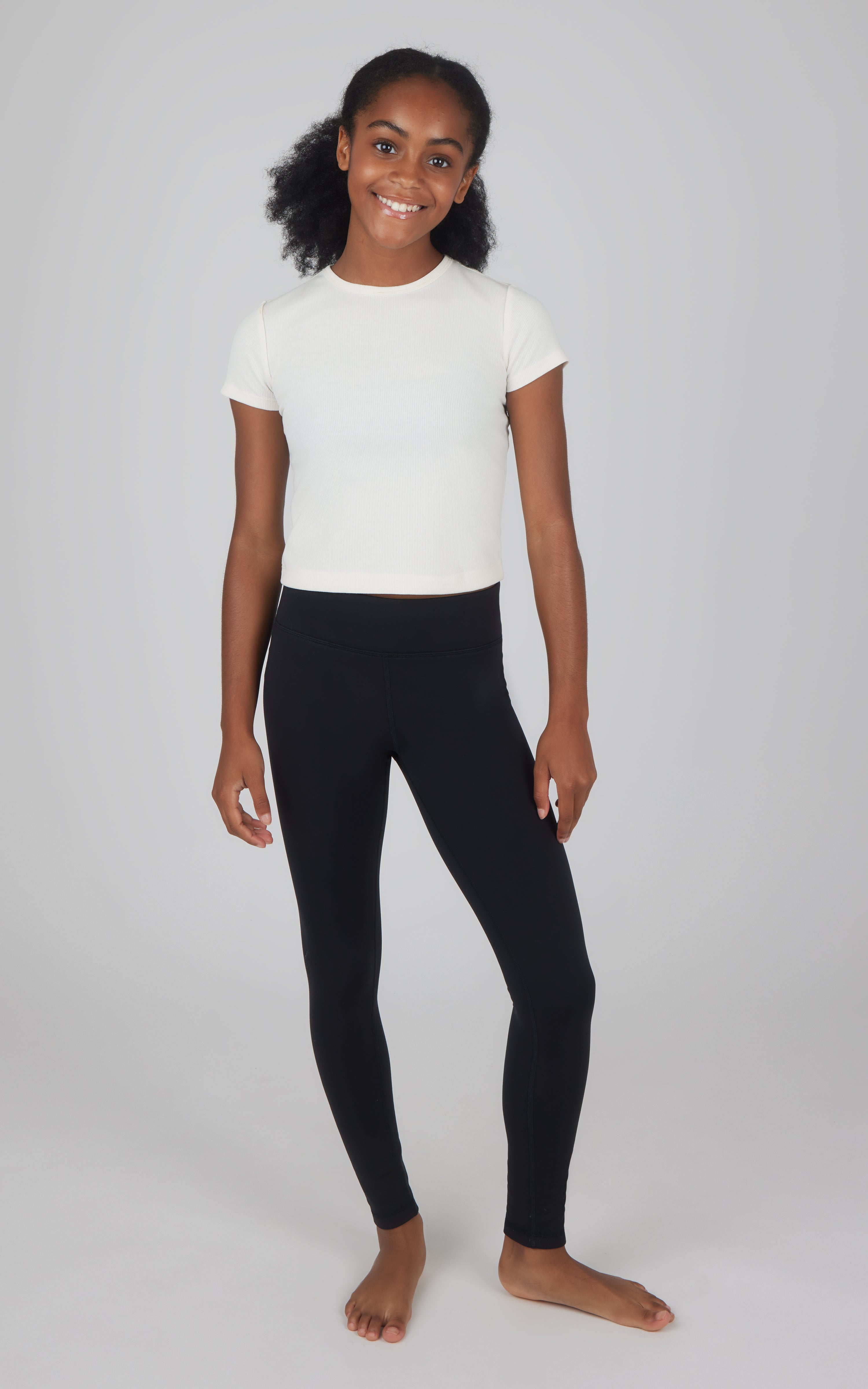 Girls 2 PK Polarlux Everyday Cargo Pocket Legging + Everyday Basic Legging - 90 Degree by Reflex
