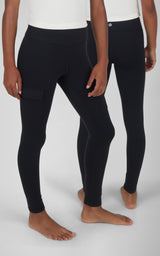 Girls 2 PK Polarlux Everyday Cargo Pocket Legging + Everyday Basic Legging - 90 Degree by Reflex