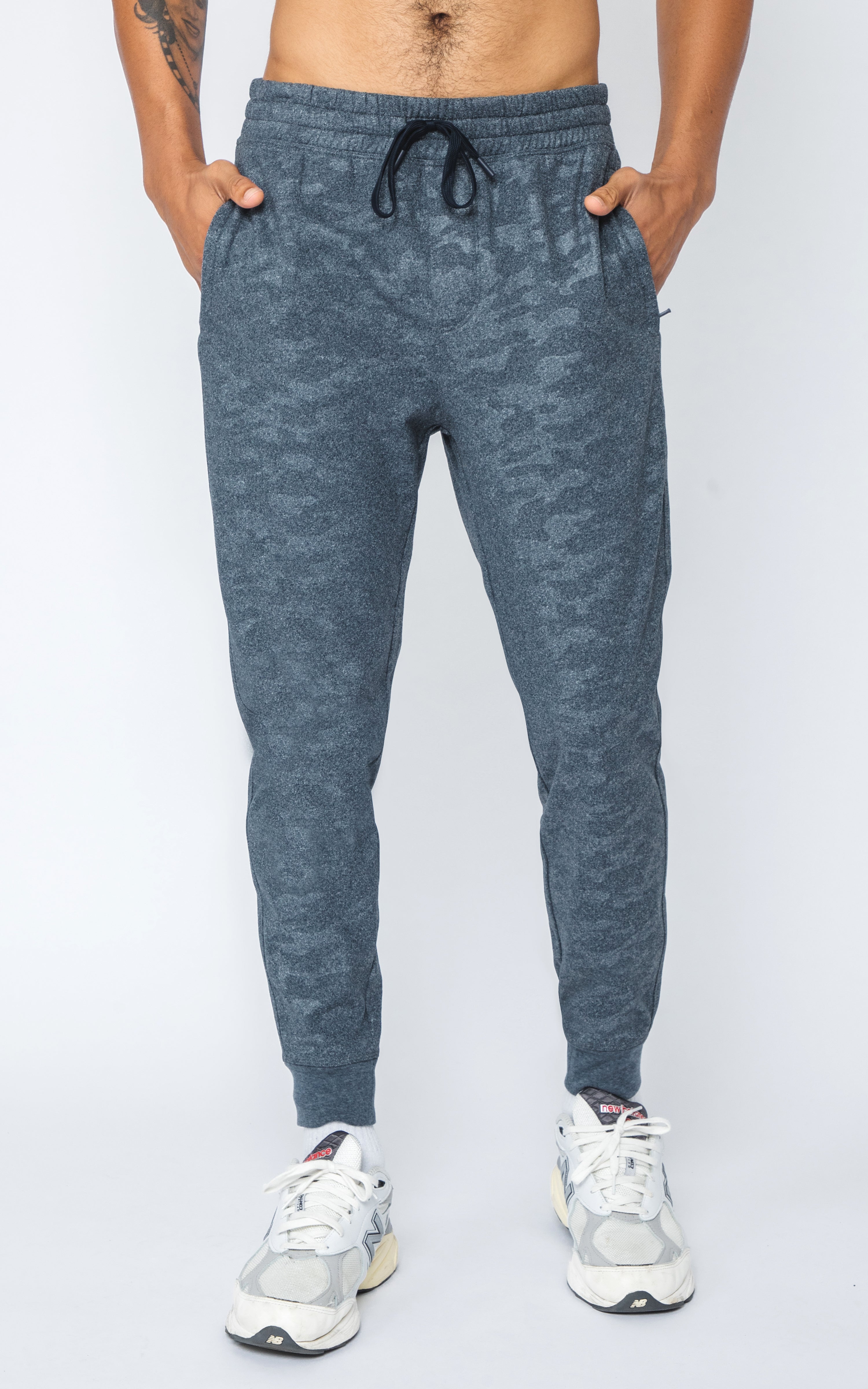 Mens Camo Embossed Hidden Pocket Jogger - Our Ocean Core Story