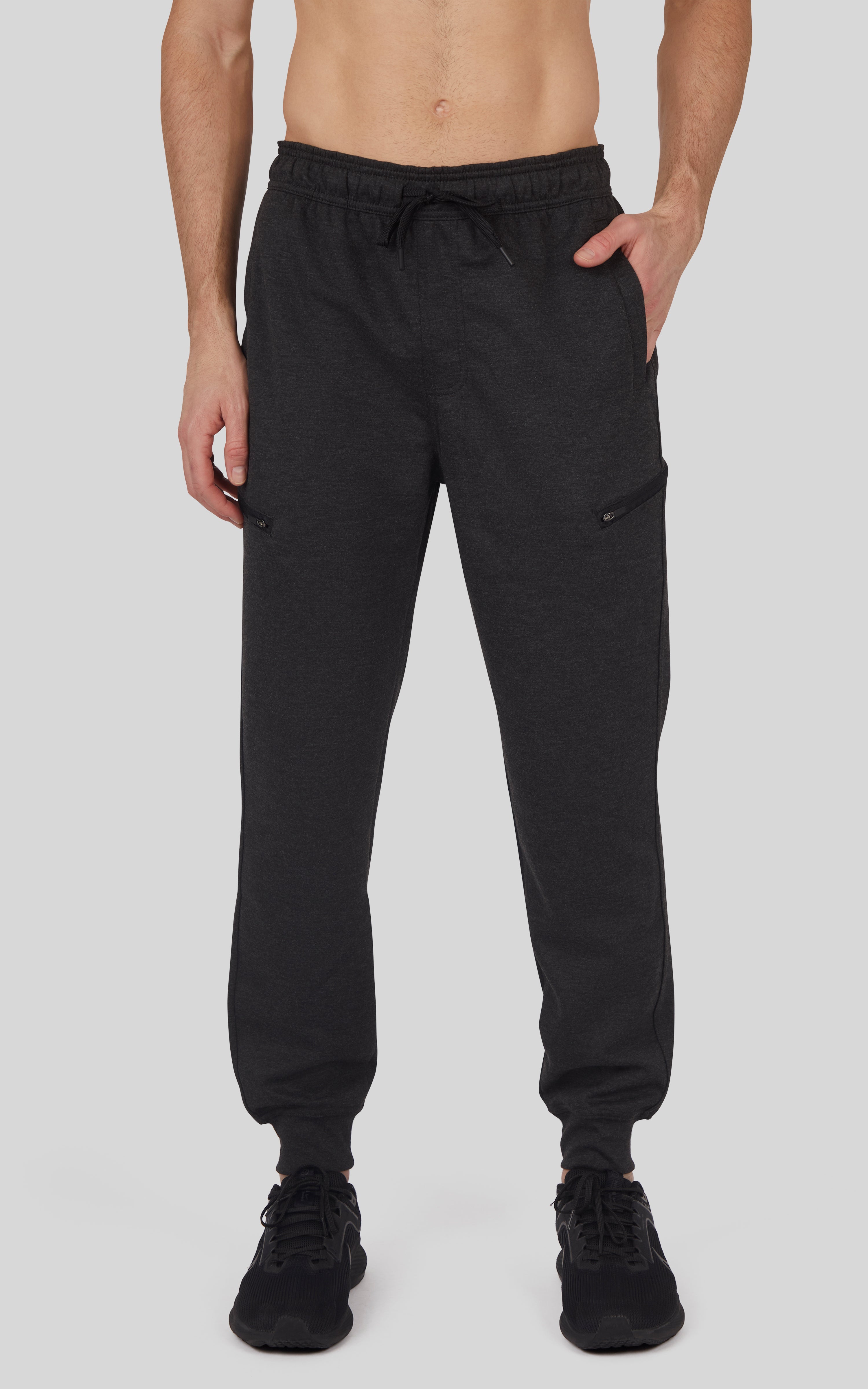 Mens Scuba Reflective Zipper Pocket Jogger