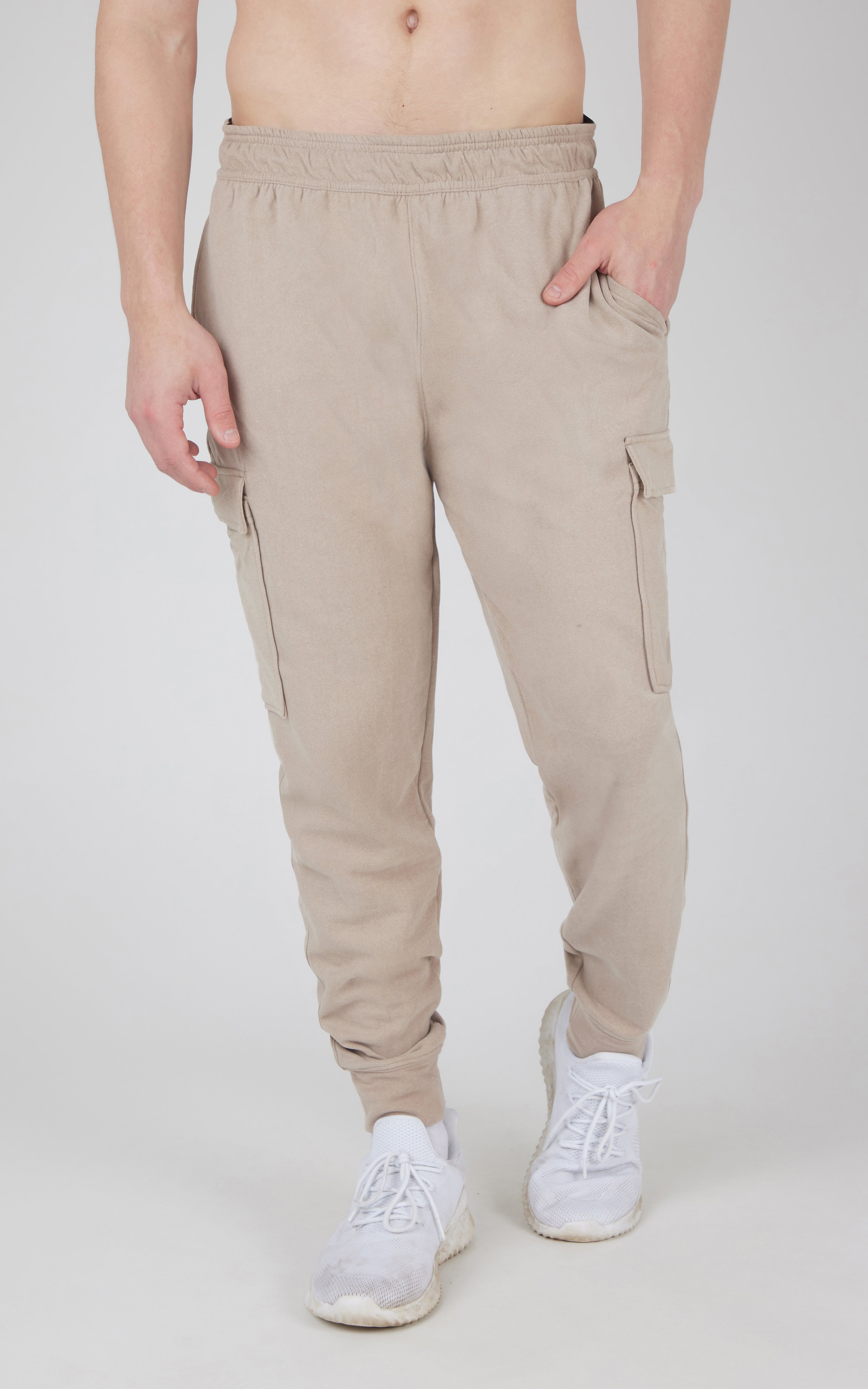 Mens Ultra Melange James Fleece Cargo Jogger