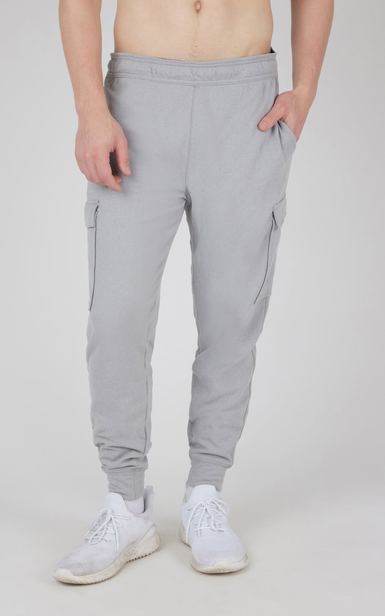 Mens Ultra Melange James Fleece Cargo Jogger PFM76459 – 90