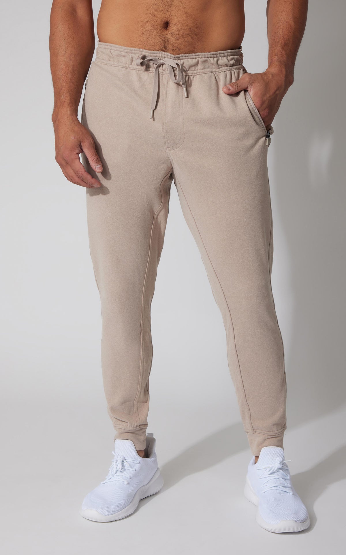 Mens Ultra Melange Fleece In Flight Jogger - PFM76469 – 90 Degree 
