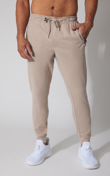 Mens Ultra Melange Fleece In Flight Jogger - PFM76469 – 90 Degree