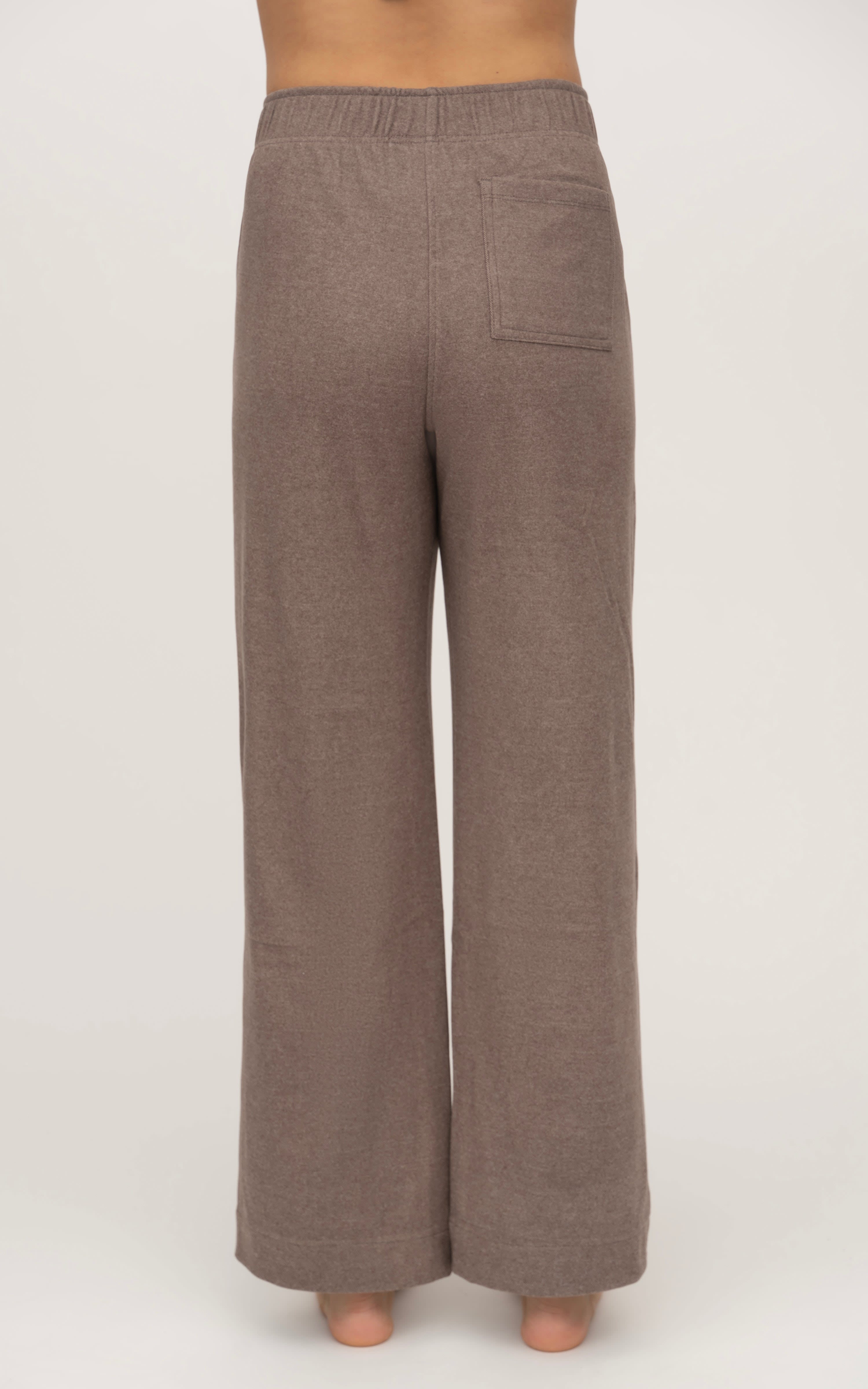 Marled Pique Daisy Wide Leg Pant - 90 Degree by Reflex