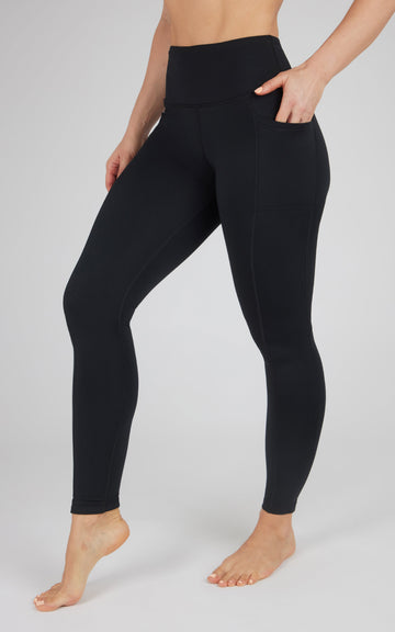 Cold Gear High Waist Fleece Lined Legging with Side Pockets
