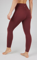Cold Gear High Waist Fleece Lined Legging with Side Pockets - 90 Degree by Reflex