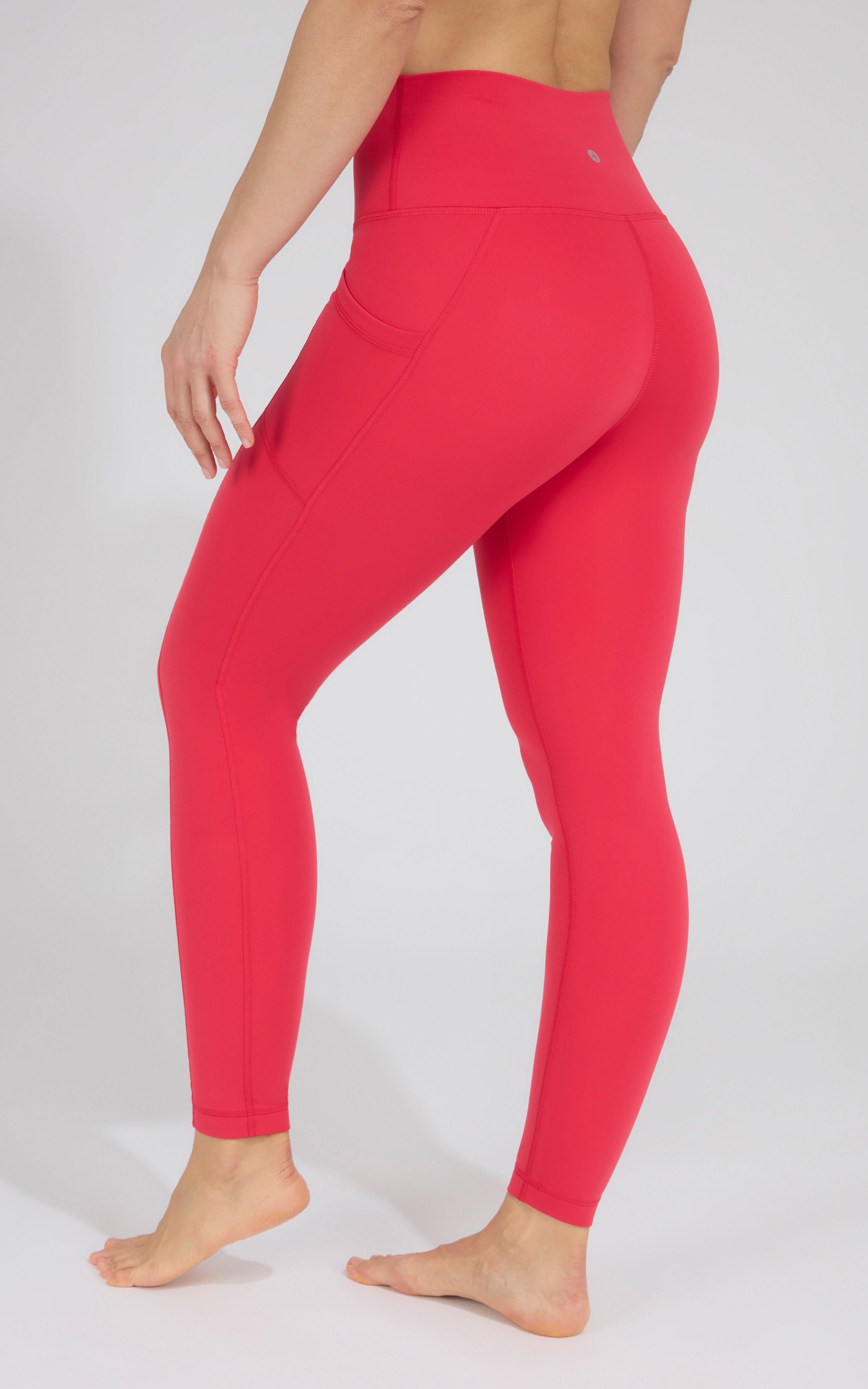 Cold Gear High Waist Fleece Lined Legging with Side Pockets – 90