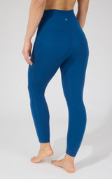 Cold Gear High Waist Fleece Lined Legging with Side Pockets - 90 Degree by Reflex