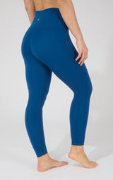 Cold Gear High Waist Fleece Lined Legging with Side Pockets - 90 Degree by Reflex