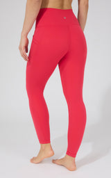 Cold Gear High Waist Fleece Lined Legging with Side Pockets - 90 Degree by Reflex