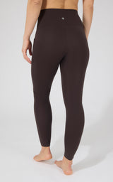 Cold Gear High Waist Fleece Lined Legging with Side Pockets - 90 Degree by Reflex