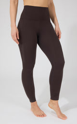 Cold Gear High Waist Fleece Lined Legging with Side Pockets - 90 Degree by Reflex