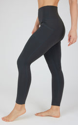 Cold Gear High Waist Fleece Lined Legging with Side Pockets - 90 Degree by Reflex