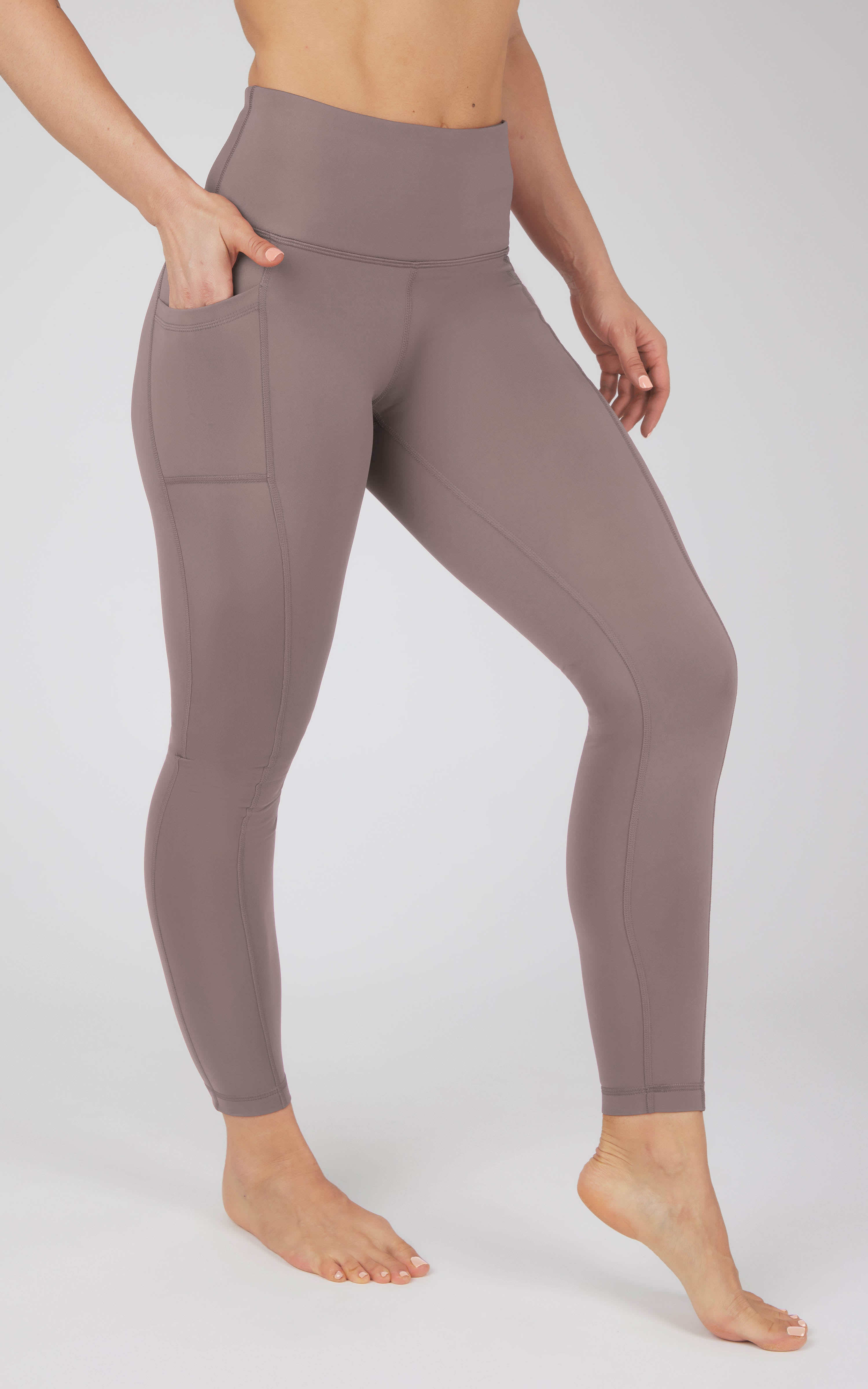 Cold Gear High Waist Fleece Lined Legging with Side Pockets