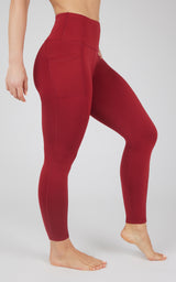 Cold Gear High Waist Fleece Lined Legging with Side Pockets - 90 Degree by Reflex