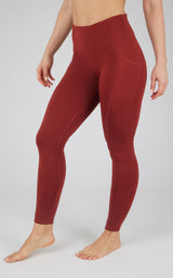 Cold Gear High Waist Fleece Lined Legging with Side Pockets - 90 Degree by Reflex