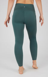 Cold Gear High Waist Fleece Lined Legging with Side Pockets - 90 Degree by Reflex