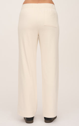 Marled Pique Daisy Wide Leg