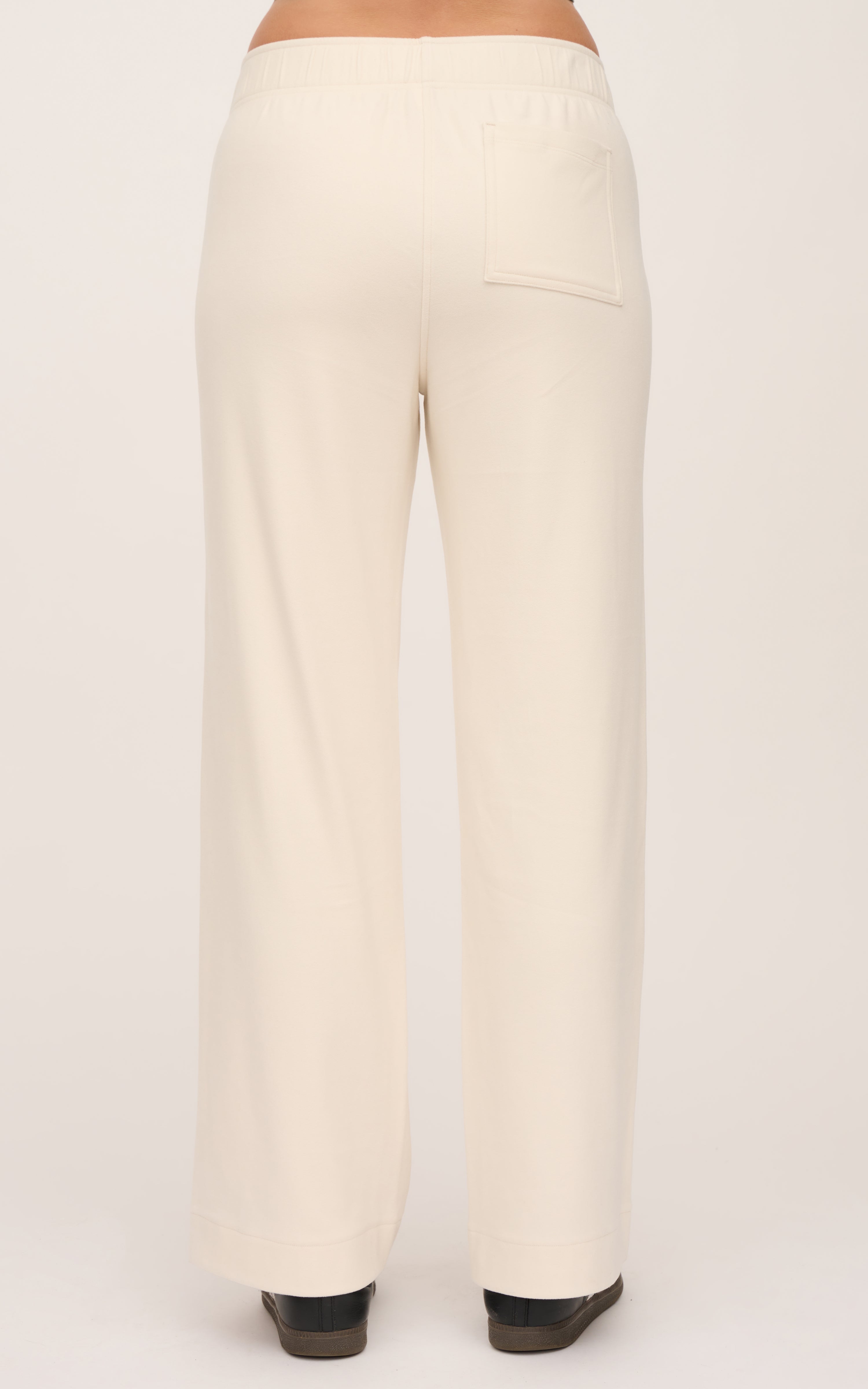 Marled Pique Daisy Wide Leg Pant - 90 Degree by Reflex