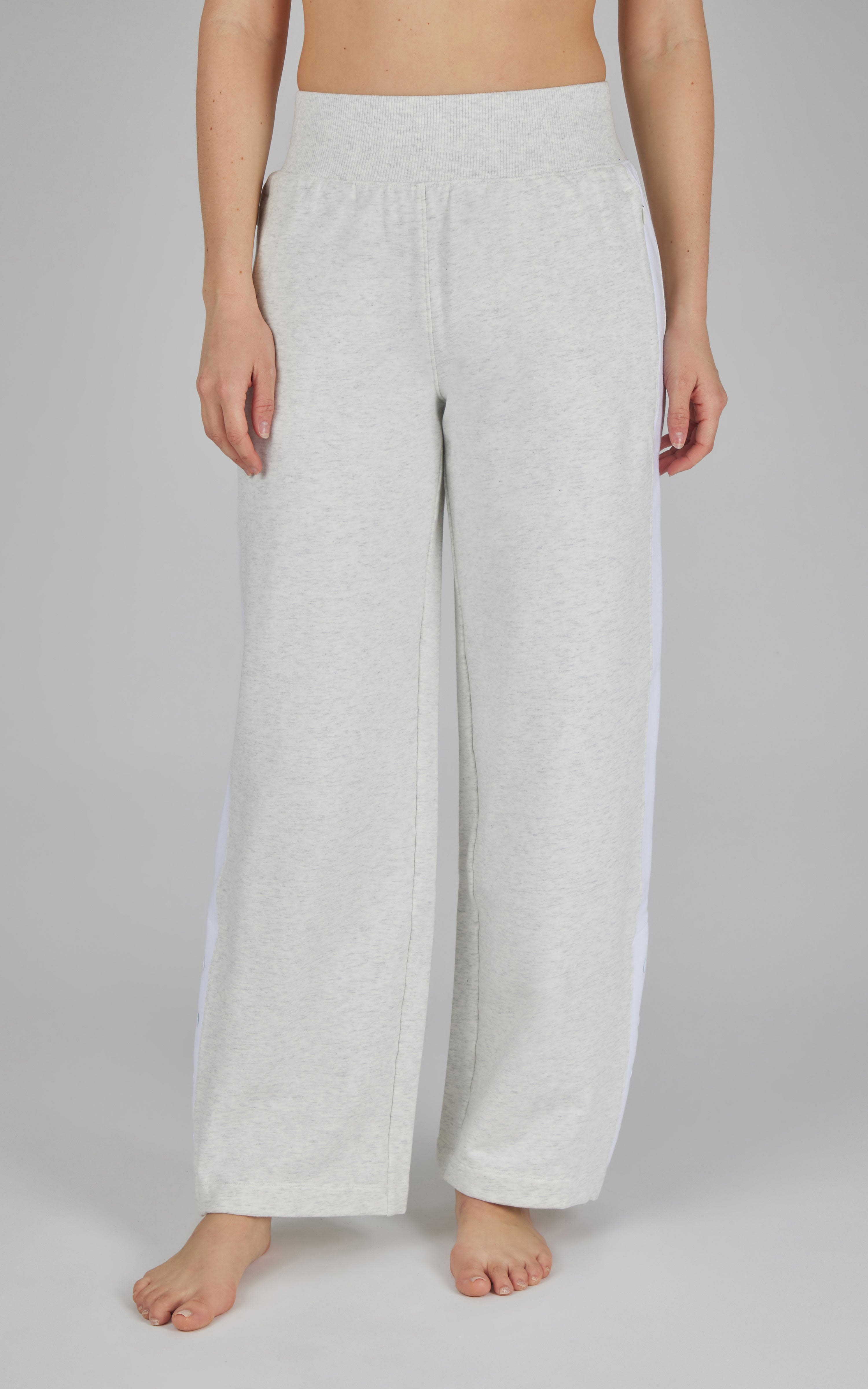 Cloud Plush Wide Leg Pant with Snap Detail - 90 Degree by Reflex