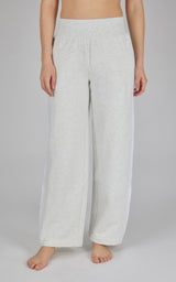 Cloud Plush Wide Leg Pant with Snap Detail