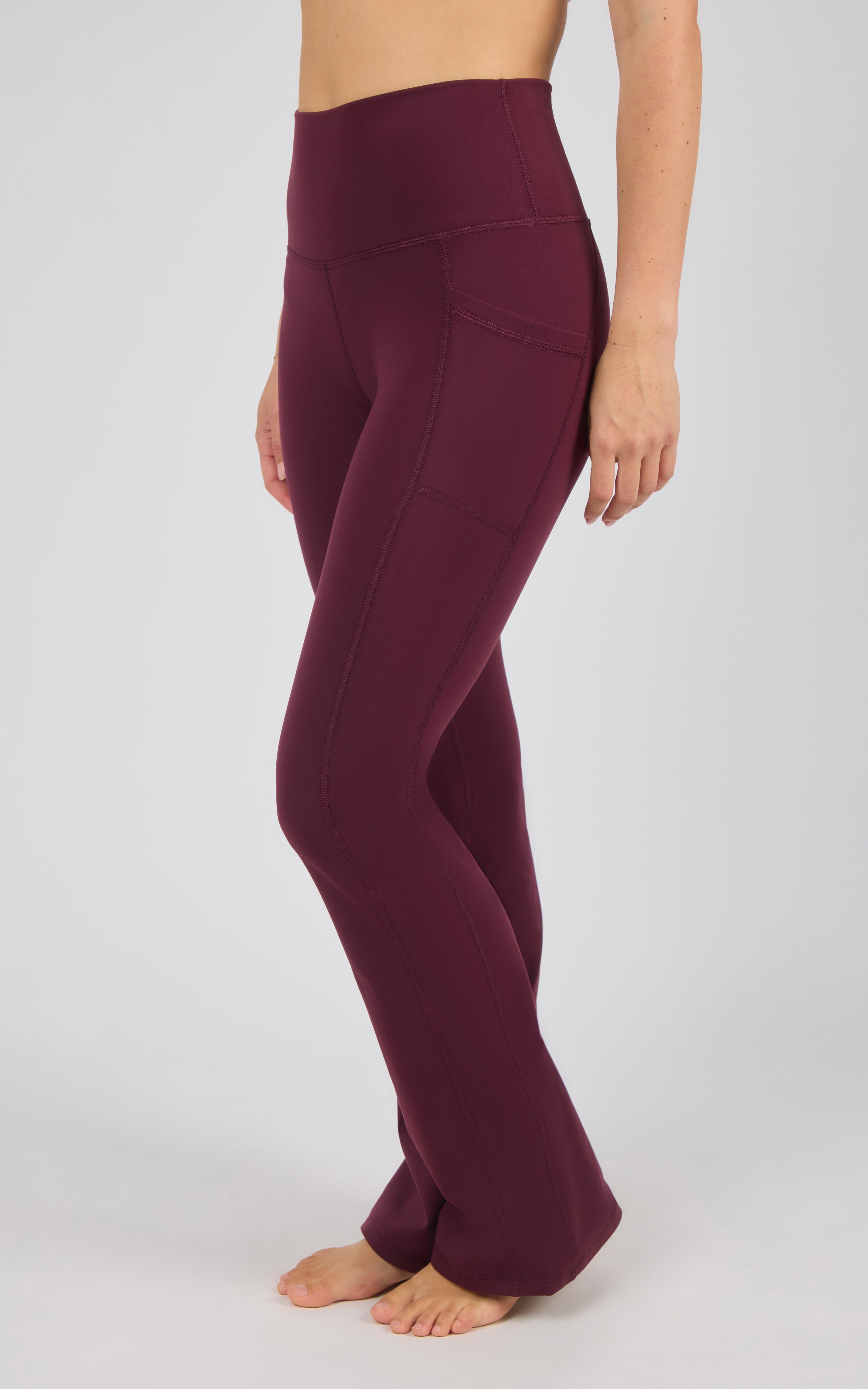 Polarlux Tribeca Elastic Free Full Length Side Pocket Flare Leg Pant