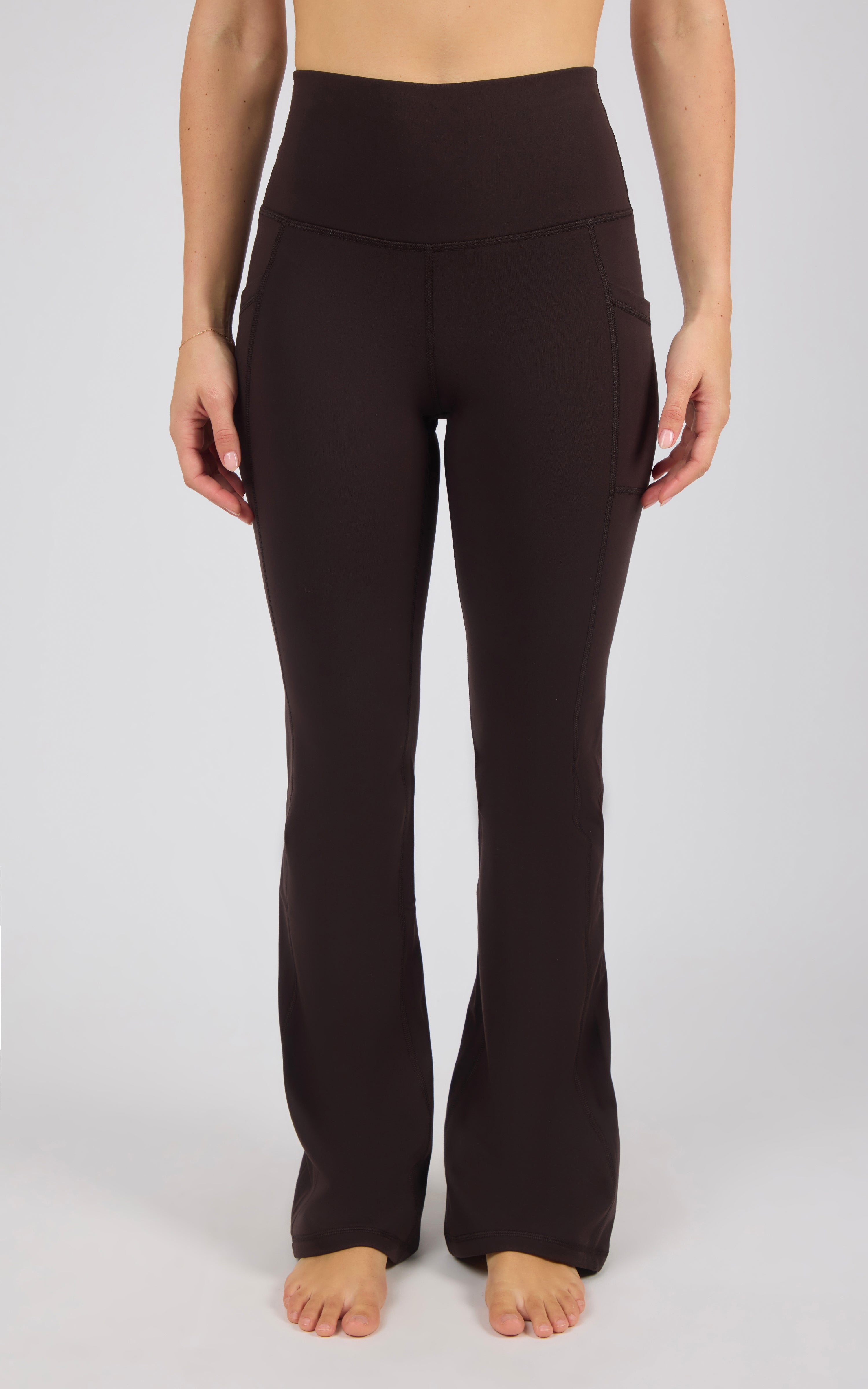 Polarlux Tribeca Elastic Free Full Length Side Pocket Flare Leg Pant