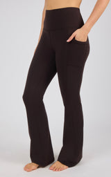 Polarlux Tribeca Elastic Free Full Length Side Pocket Flare Leg Pant