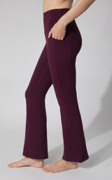 Polarlux Tribeca Elastic Free 29.5" Side Pocket Flare Leg Pant - 90 Degree by Reflex