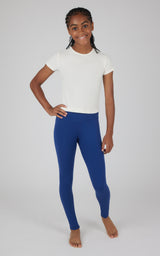 Girls 2 Pack  Polarlux Madison Basic Crossover Waist Legging and Polarlux Everday Ankle Legging - 90 Degree by Reflex