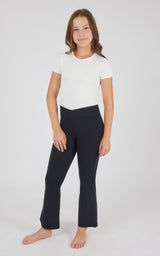 Girls Interlock Madison Crossover 7/8 Flared Leg Pant