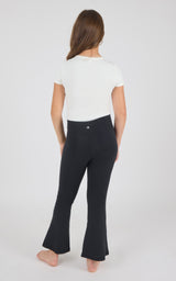 Girls Interlock Madison Crossover 7/8 Flared Leg Pant