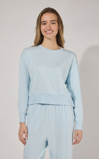 Modal Terry Crew Long Sleeve - 90 Degree by Reflex