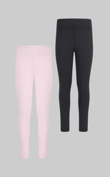 Little Girls Everyday Lux Legging 2 Pack - 90 Degree by Reflex