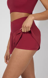 Ribbed Alamo Bra Tank & Lightstreme Crossfire Short Set