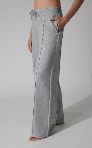 Softlite Fleece Timeless Pintuck Wide Leg Pant