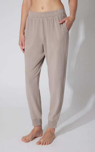 Marled Pique Lounger Jogger