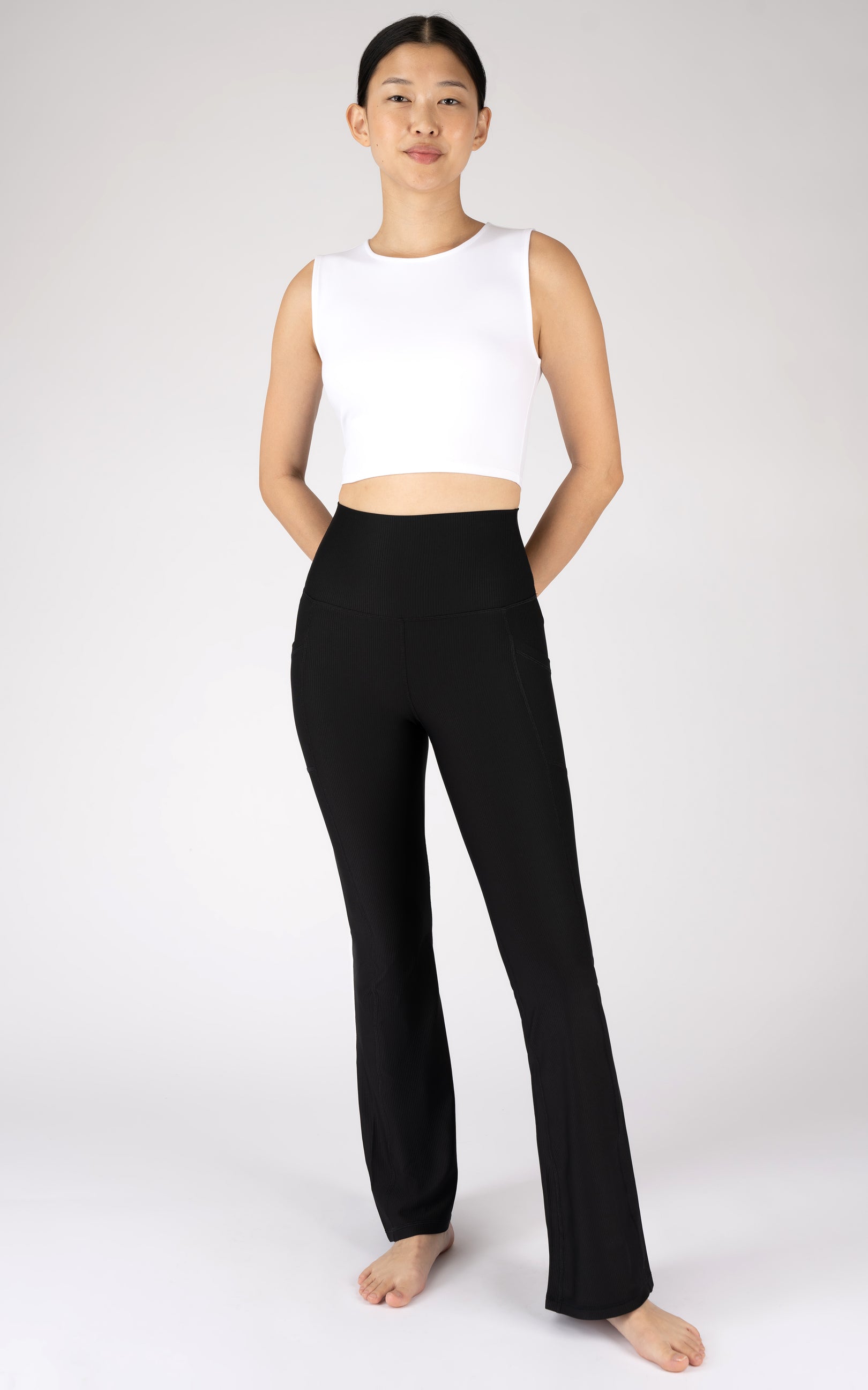 Felix Lux Ribbed Rachel Micro Flared Pant