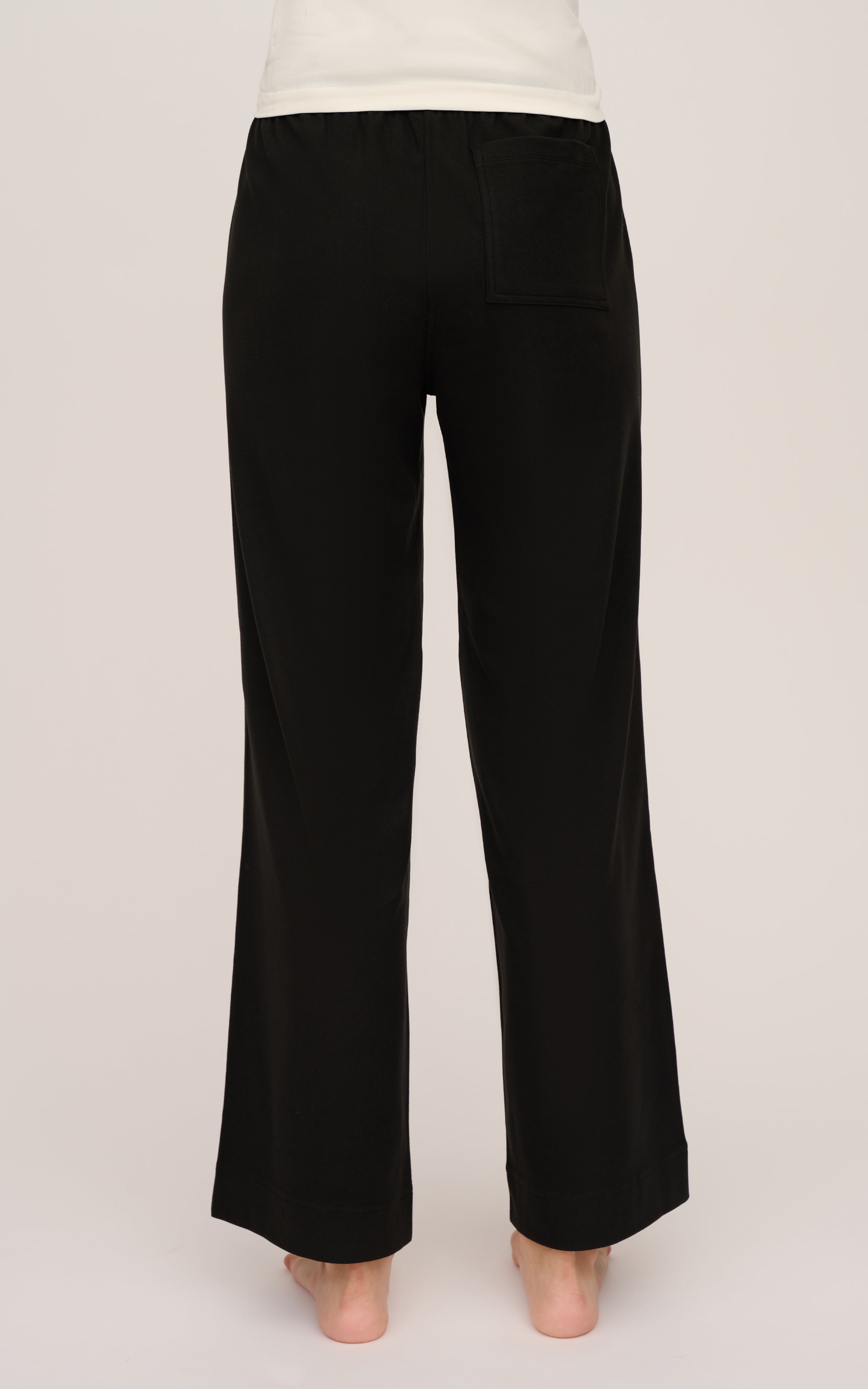 Marled Pique Daisy Wide Leg