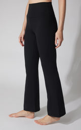 Felix Ribbed Elastic Free Waist 7/8 Flare Leg Pant - 90 Degree by Reflex