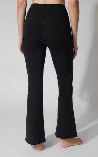 Felix Ribbed Elastic Free Waist 7/8 Flare Leg Pant