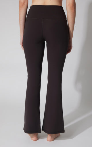 Felix Ribbed Elastic Free Waist 7/8 Flare Leg Pant