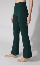 Felix Ribbed Elastic Free Waist 7/8 Flare Leg Pant - 90 Degree by Reflex