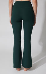 Felix Ribbed Elastic Free Waist 7/8 Flare Leg Pant - 90 Degree by Reflex