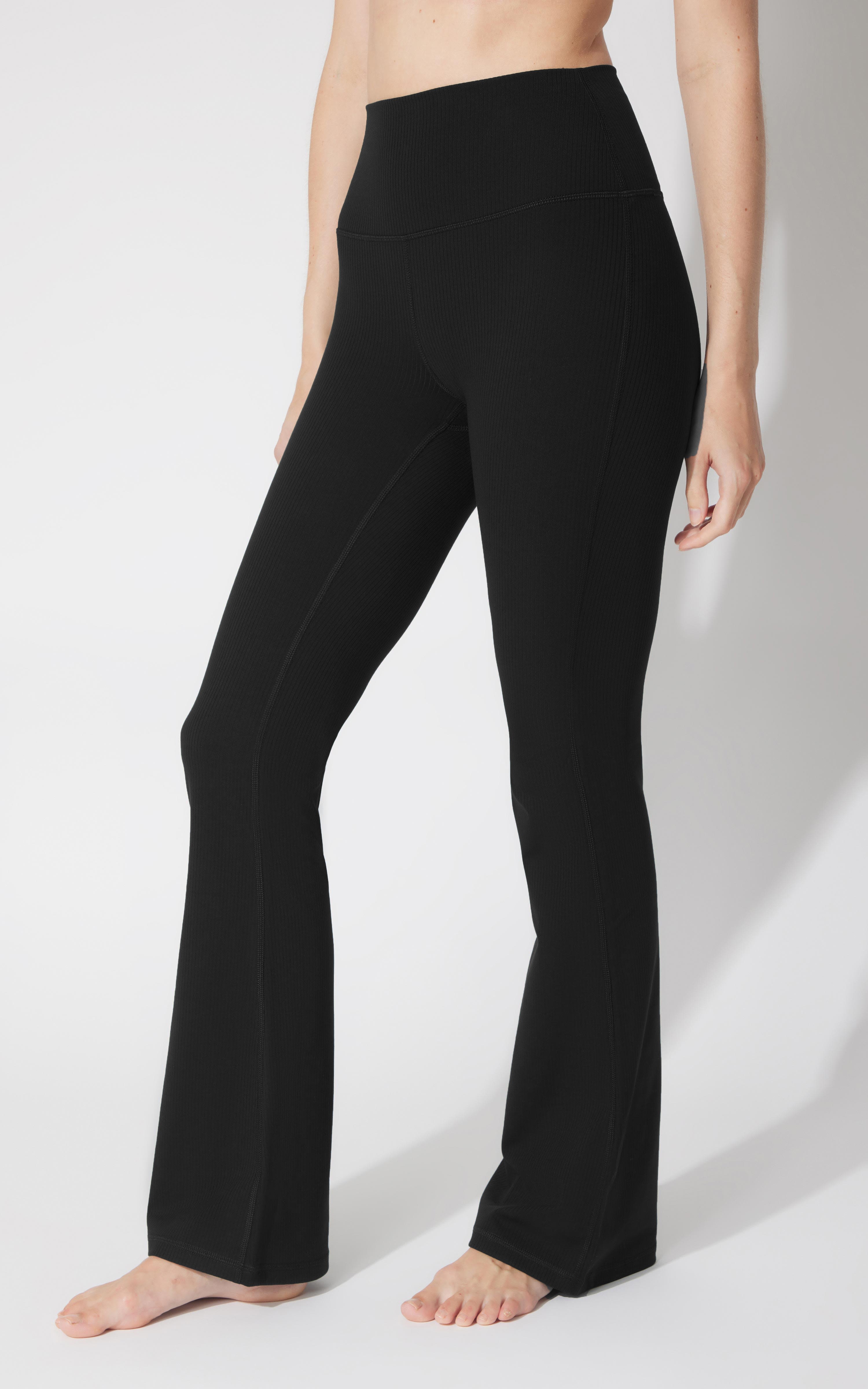 Felix Lux Ribbed Everyday Elastic Free Flare Leg Pant - 90 Degree by Reflex