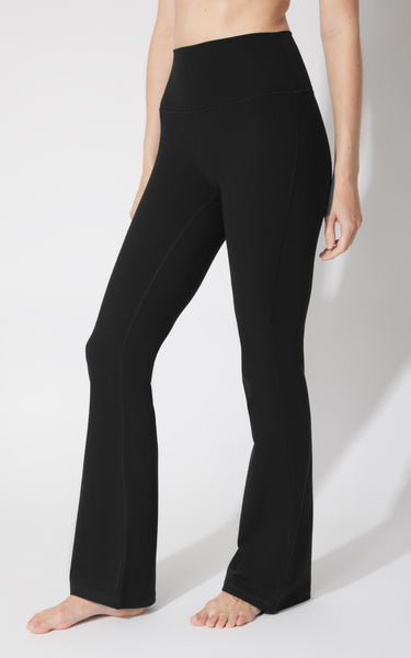 90°DEGREE BY REFLEX スーパーリフレックスフレア ヨガパンツ Felix Lux Ribbed Everyday Flare Leg Pant - PW76949 – 90 Degree by